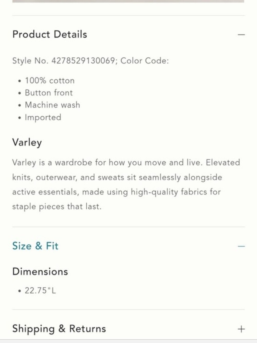 Varley Sweater - Picture 11 of 12